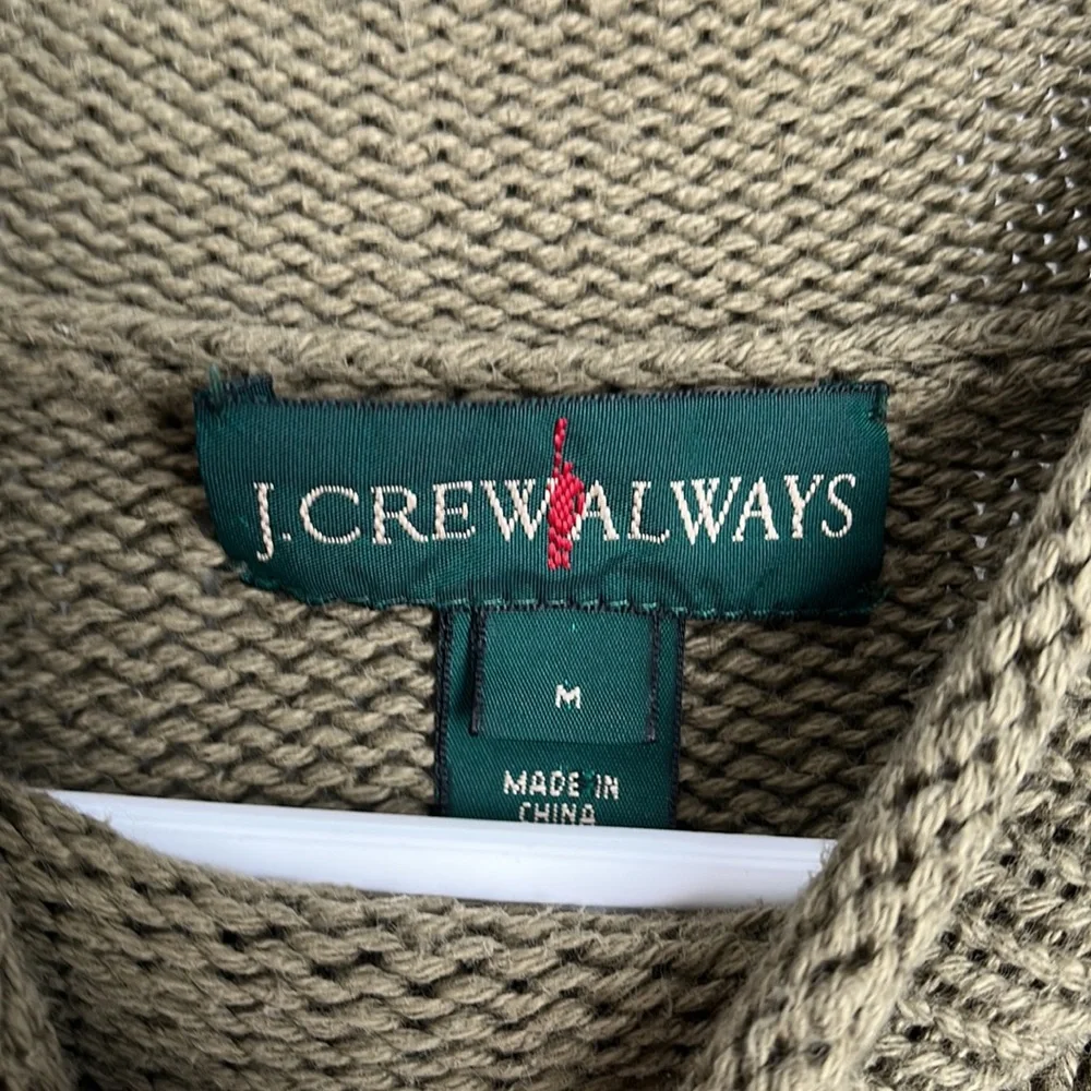 J. Crew Vintage Green Knit Turtleneck, worn once